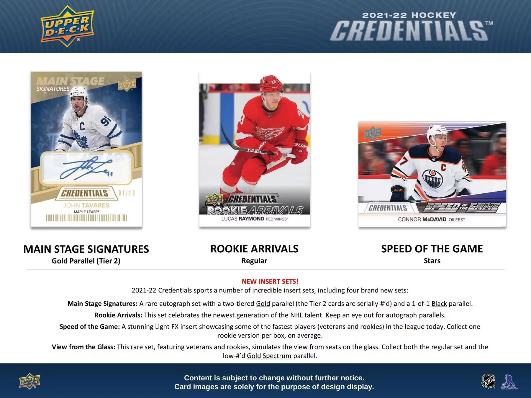 2021-22 Upper Deck Credentials Hockey Hobby Box - Image 3