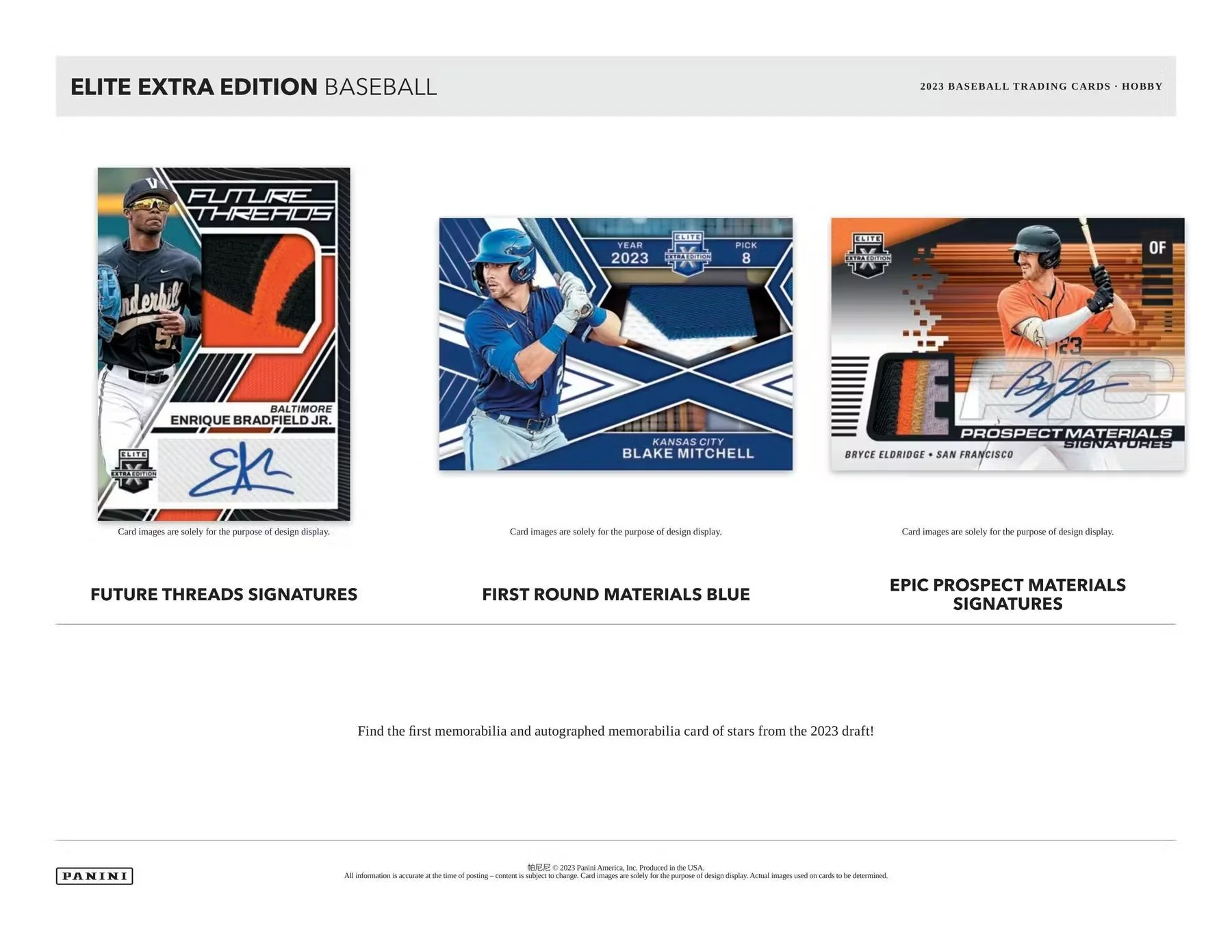 2023 Panini Elite Extra Edition Baseball Hobby Box - Image 4