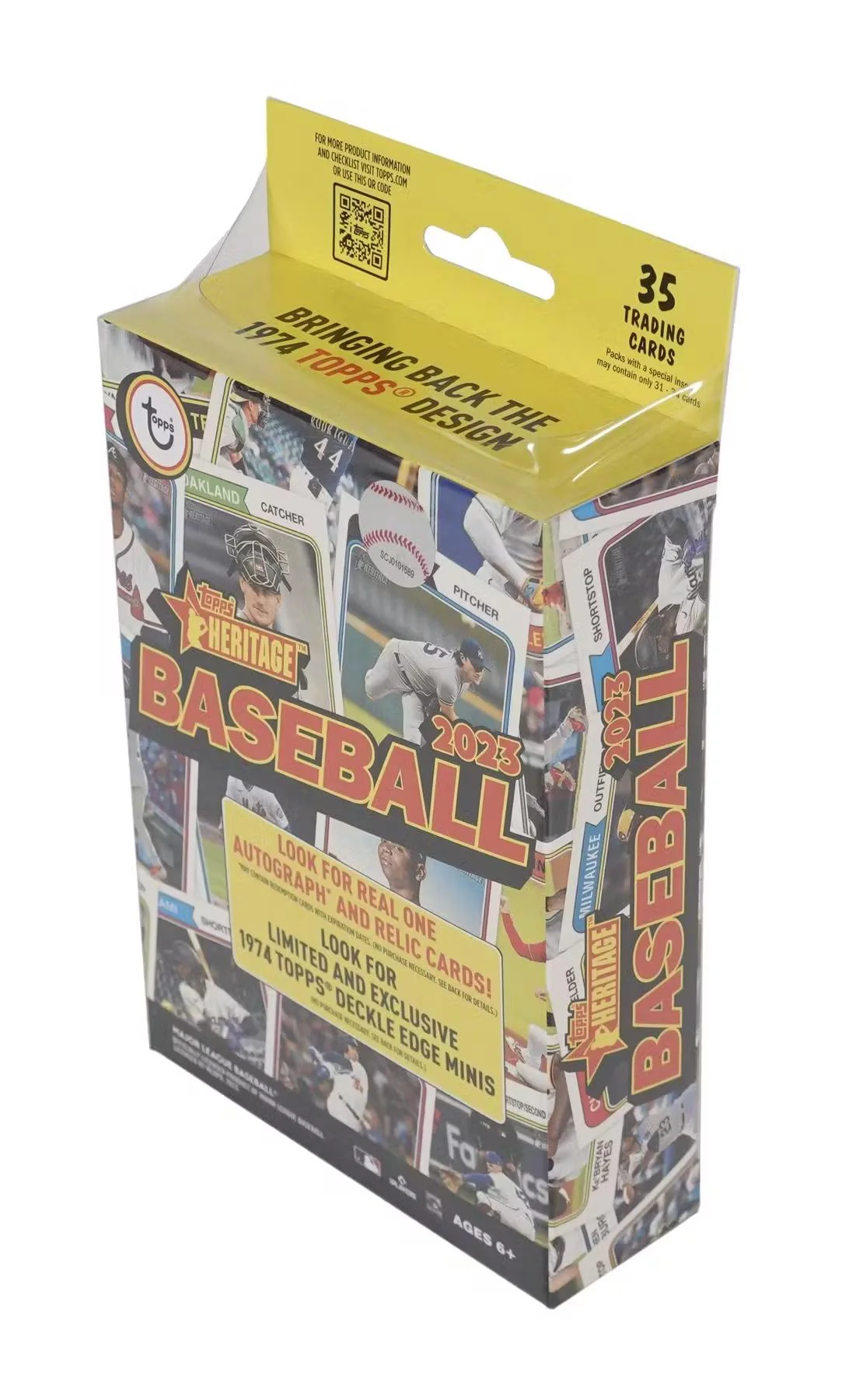 2023 Topps Heritage Baseball Hanger Box - Image 4